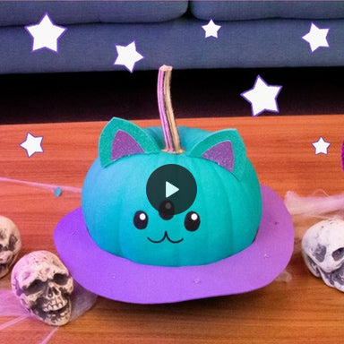 Cosmo Caturn Pumpkin DIY