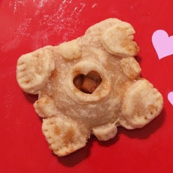 Companion Cube Apple Hand Pies