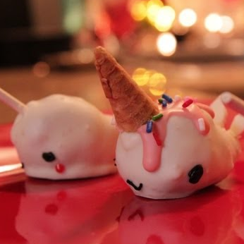 Narwhal Cake Pops – Quake N Bake