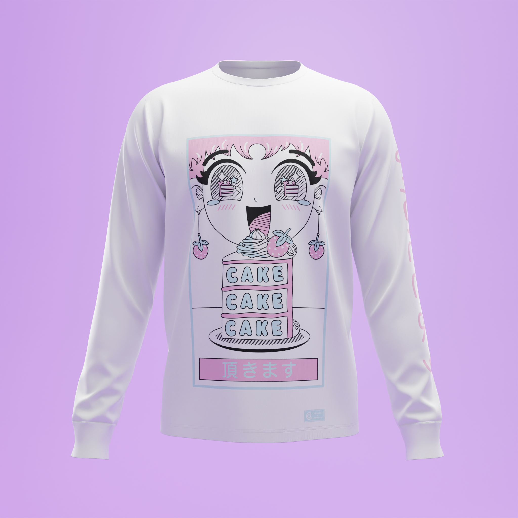 Let's Eat! - Long Sleeve Tee (Cupquake x Strawburry17) – iHasCupquake