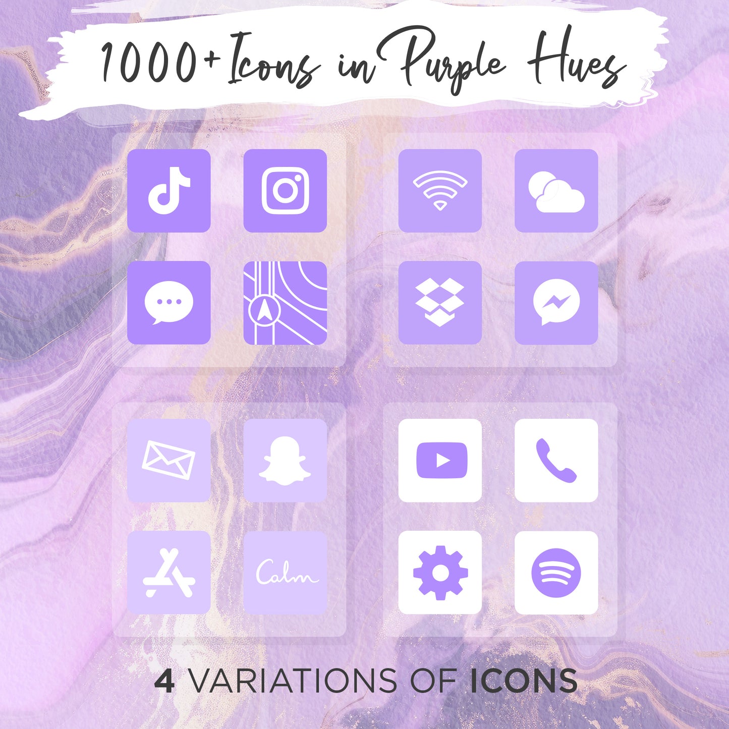 
                  
                    Purple Aesthetic iPhone Icon Set
                  
                