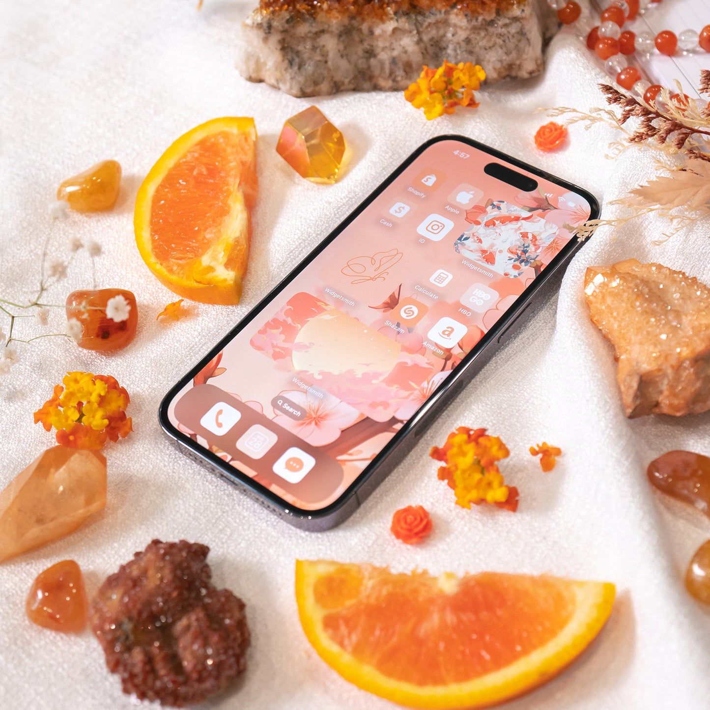 
                  
                    Orange Aesthetic iPhone Icon Set
                  
                