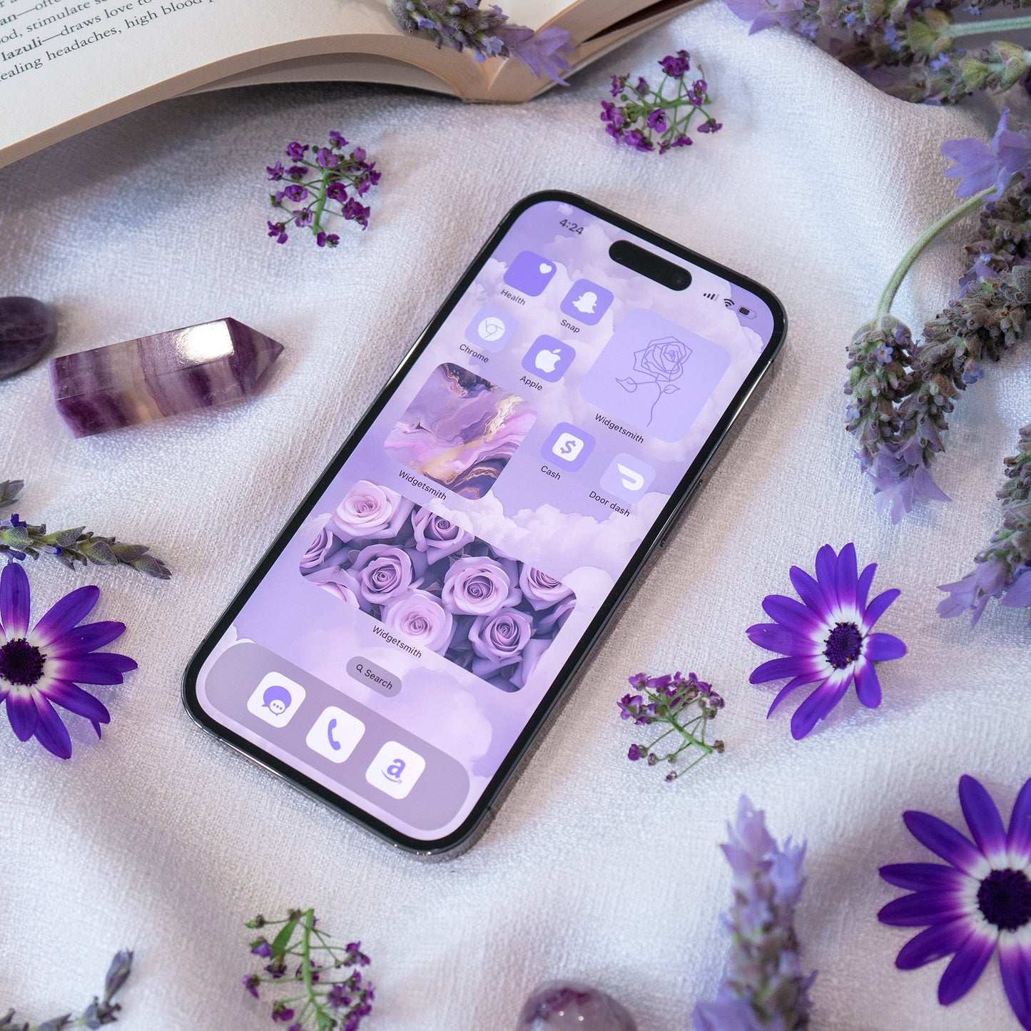 
                  
                    Purple Aesthetic iPhone Icon Set
                  
                