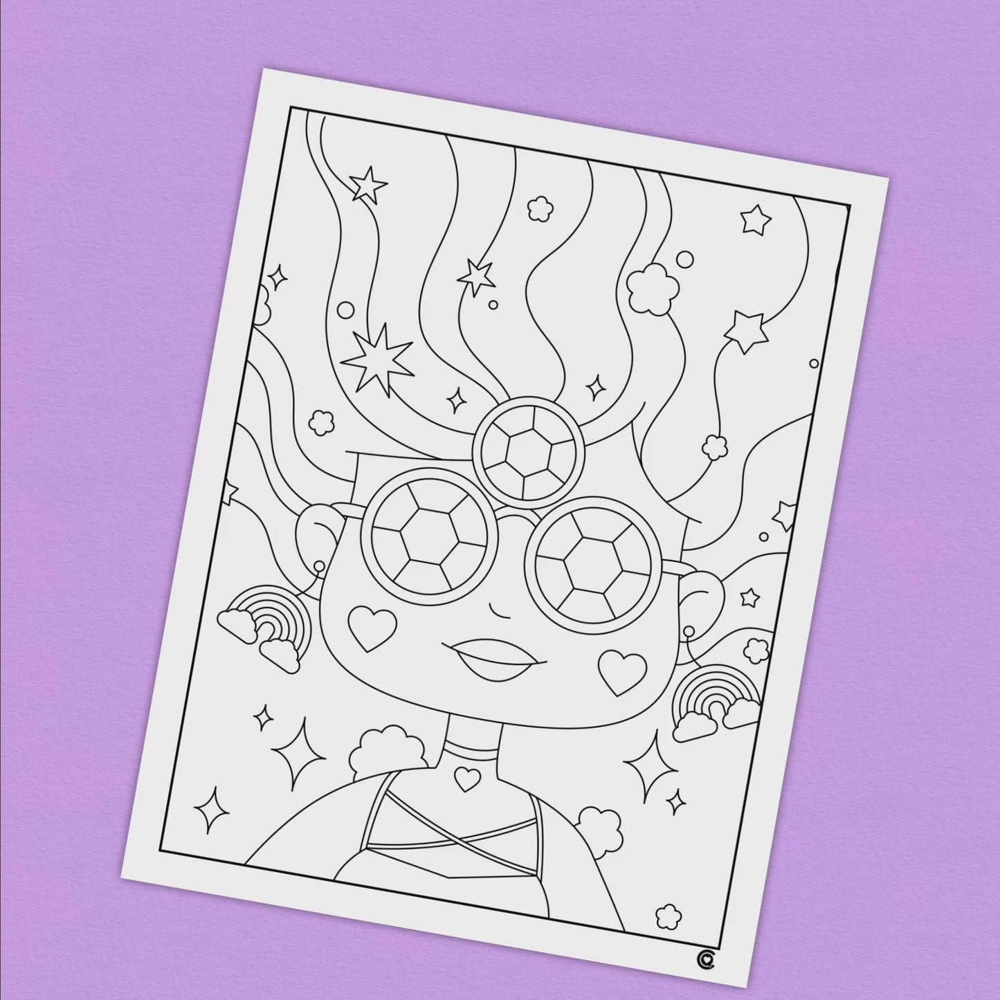 Psychedelic Paradise - Trippy Themed Coloring Pages (Digital Download)