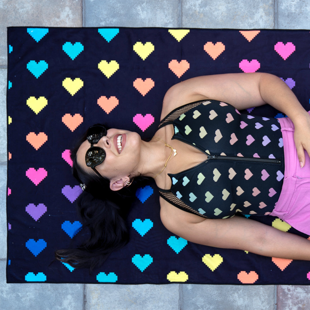 
                  
                    Digital Love Beach Towel
                  
                