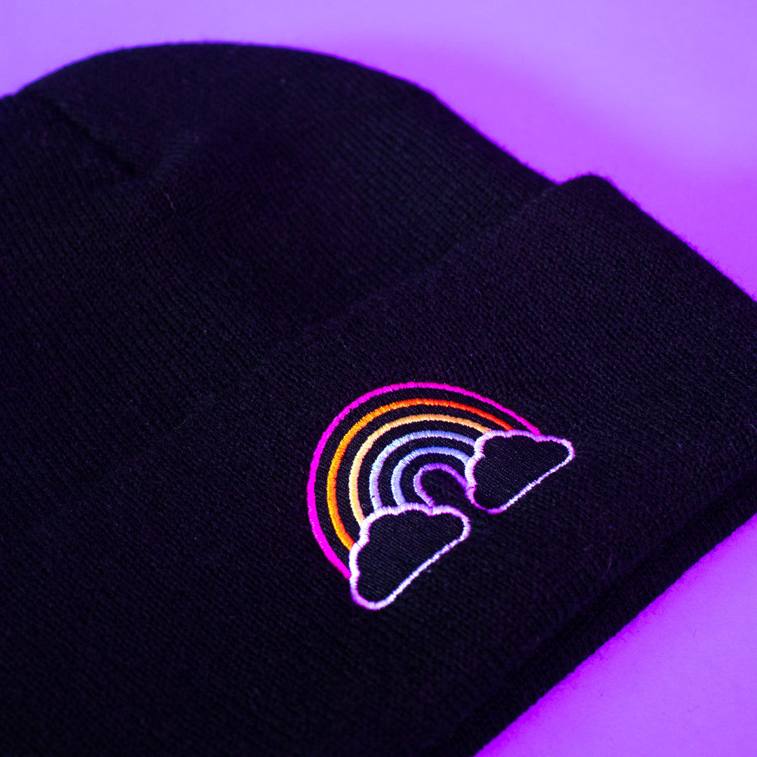 
                  
                    Neon Rainbow Beanie
                  
                