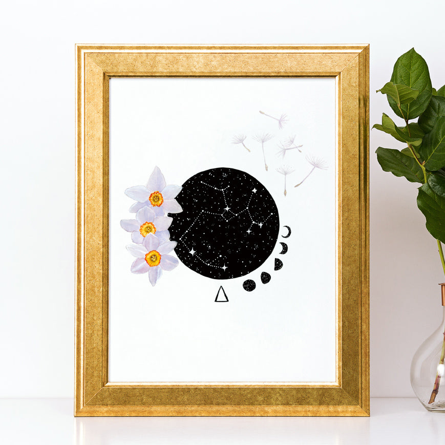 Zodiac Sagittarius Art Print by Tiffyquake
