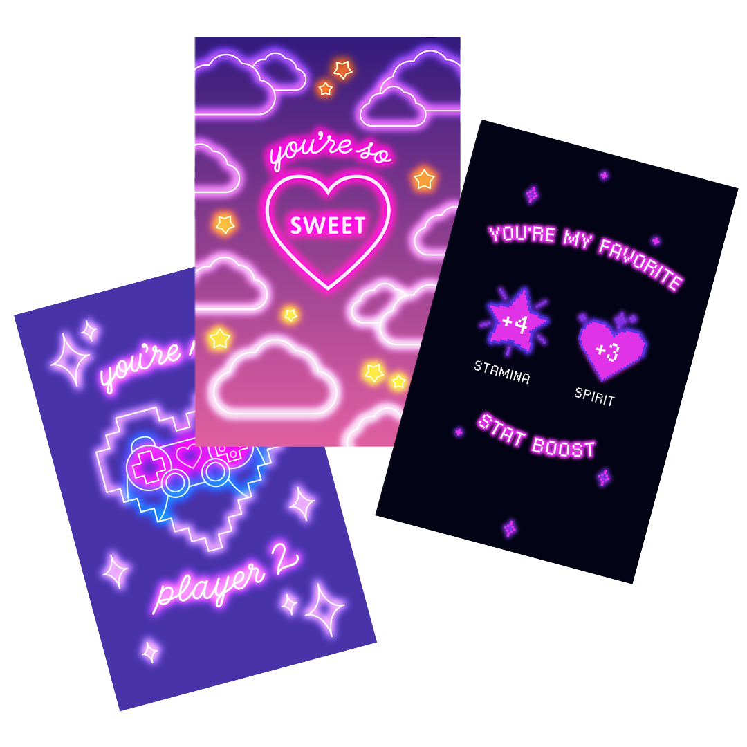 XOXO Valentine Cards by iHasCupquake