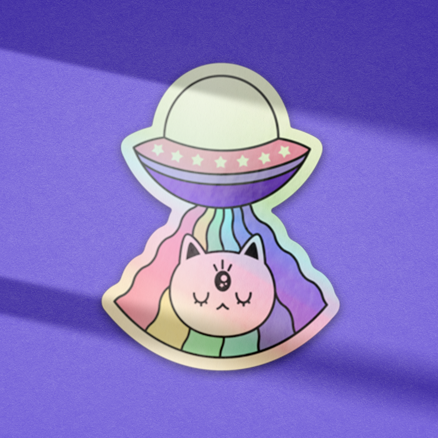 
                  
                    Holographic UFO Sticker (Cupquake x LaurenZSide)
                  
                