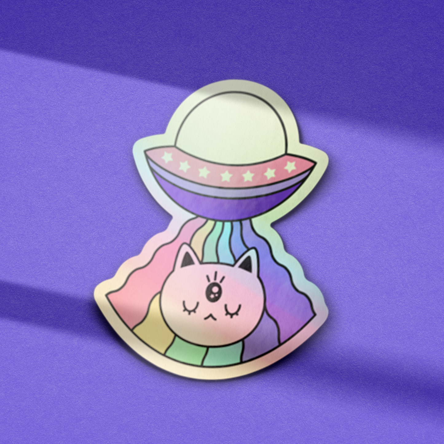 
                  
                    Holographic UFO Sticker (Cupquake x LaurenZSide)
                  
                