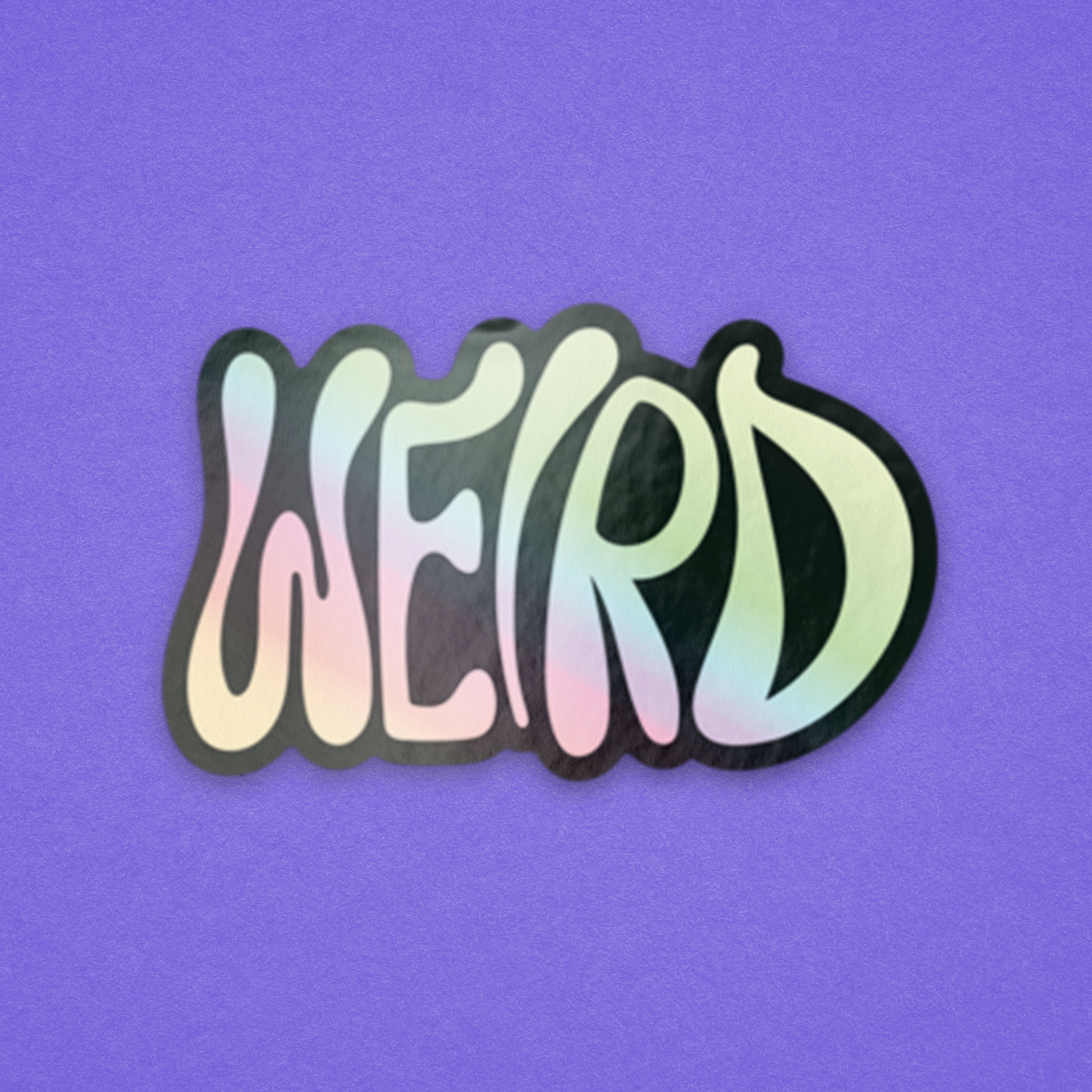 
                  
                    Holographic Weird Sticker (Cupquake x LaurenZSide)
                  
                