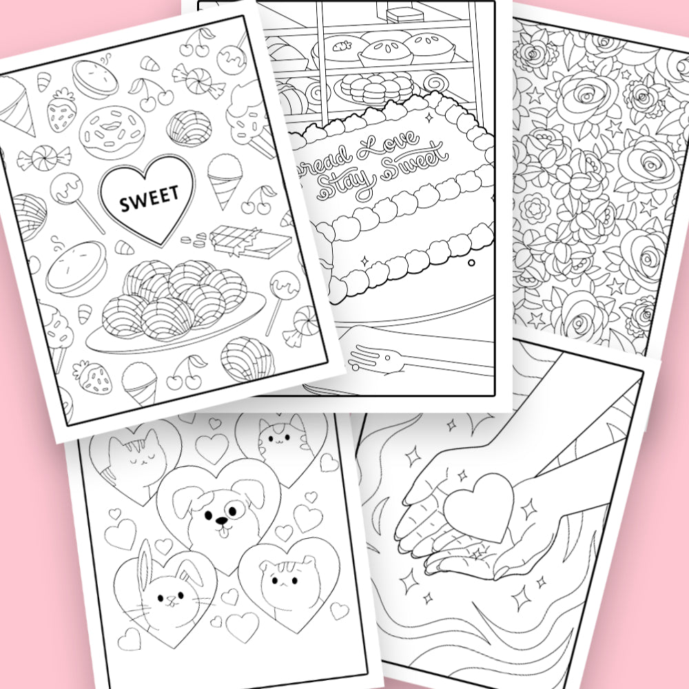 Valentine's Day Coloring Pages (Digital Download) – iHasCupquake valentine-s-day-coloring-pages-digital-download-ihascupquake