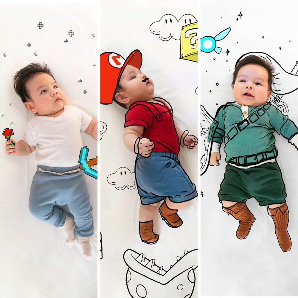 Turning My Baby Into Video Game Characters!