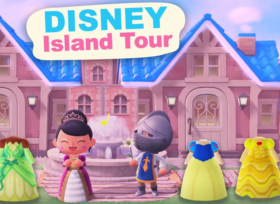 DISNEY 5 Star Island Tour in Animal Crossing New Horizons - Find All The Princesses!