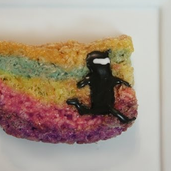 Bit Trip Runner: Rainbow Rice Krispie Treats