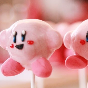 Kirby Cake Pops – Quake N Bake
