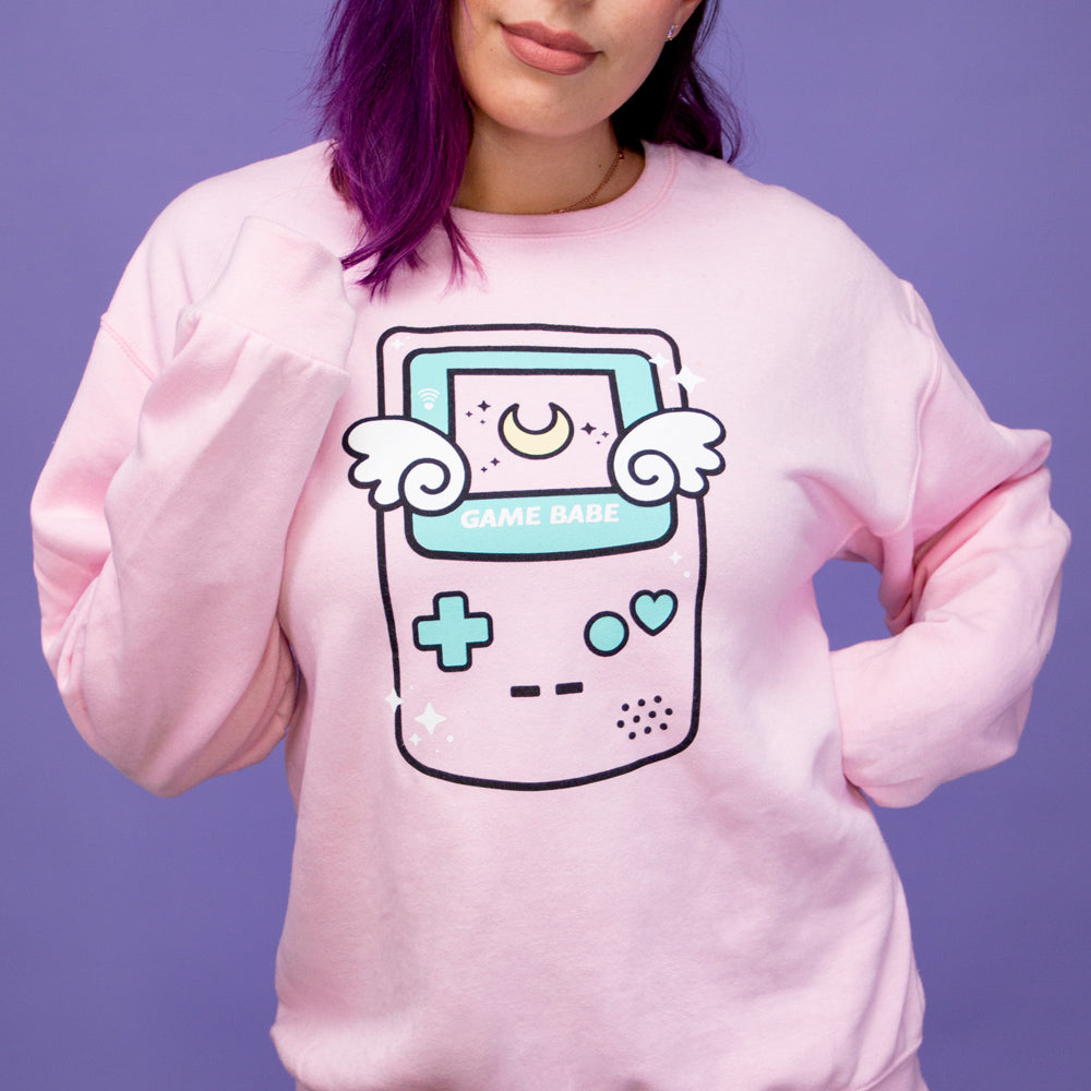 Restocked: Pink Game Babe Sweater - iHC x Candy Corpse