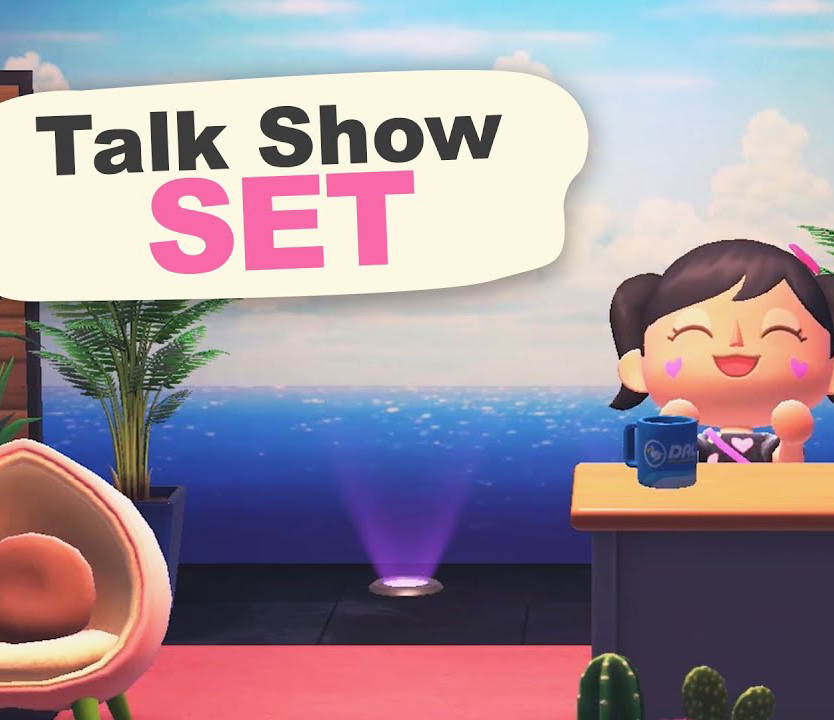 Making a Talk Show SET in Animal Crossing New Horizons