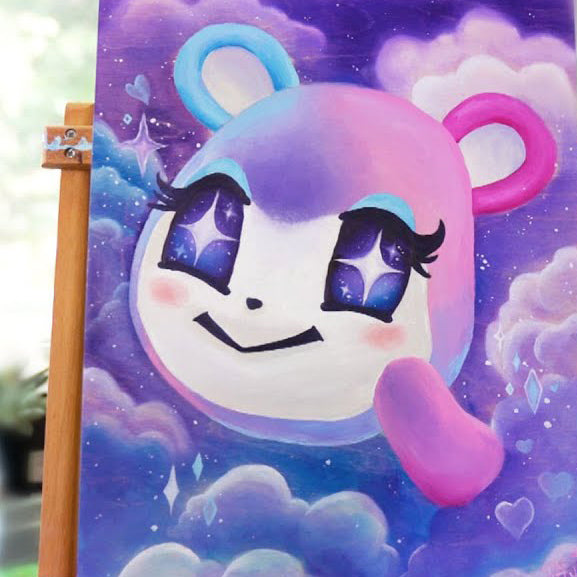 Painting JUDY from Animal Crossing New Horizons