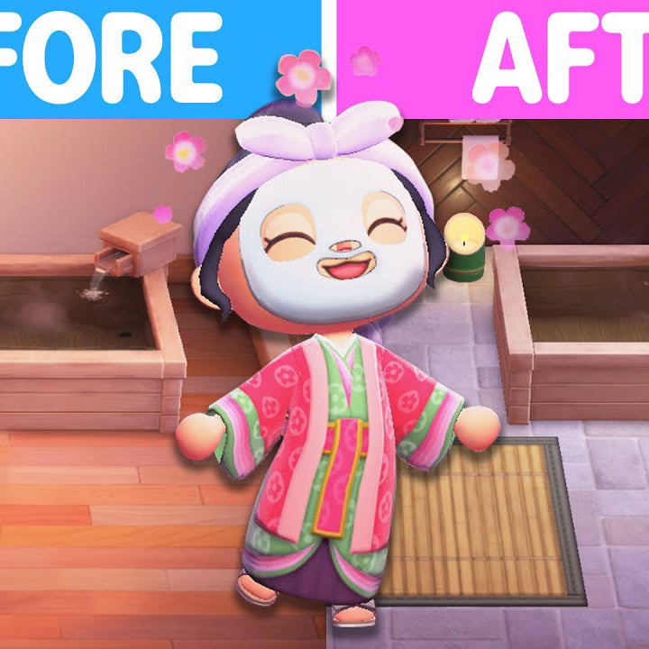 Spa Room Makeover in Animal Crossing New Horizons