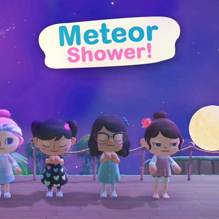My FIRST Meteor Shower in Animal Crossing New Horizons