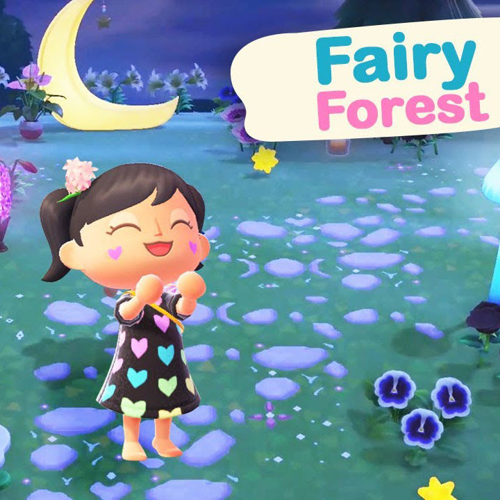 Creating A Fairy Forest in Animal Crossing New Horizons