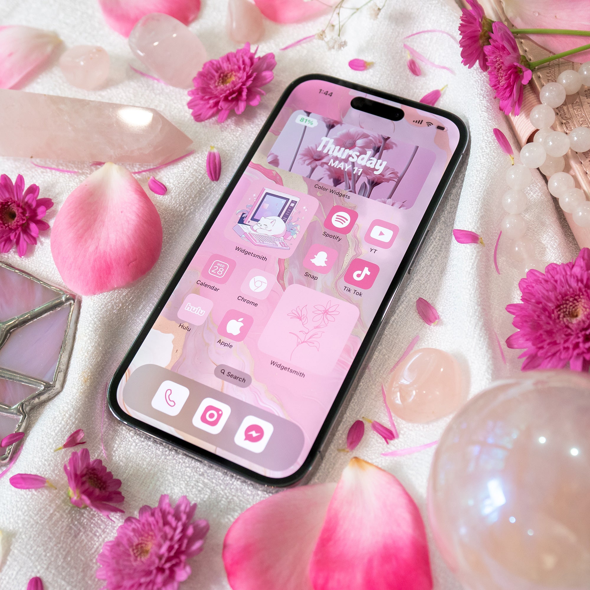 Pink Aesthetic iPhone Icon Set – iHasCupquake