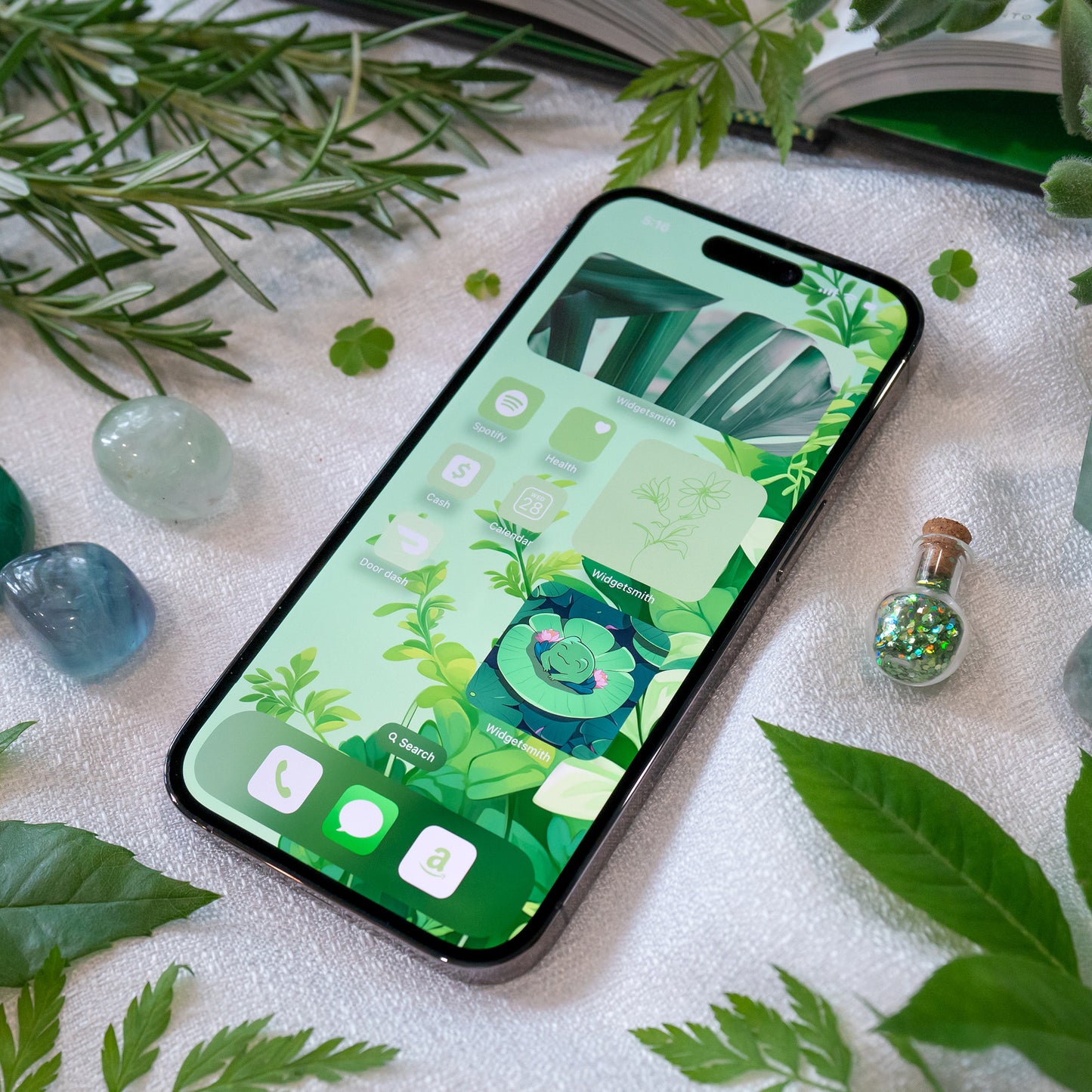 
                  
                    Green Aesthetic iPhone Icon Set
                  
                