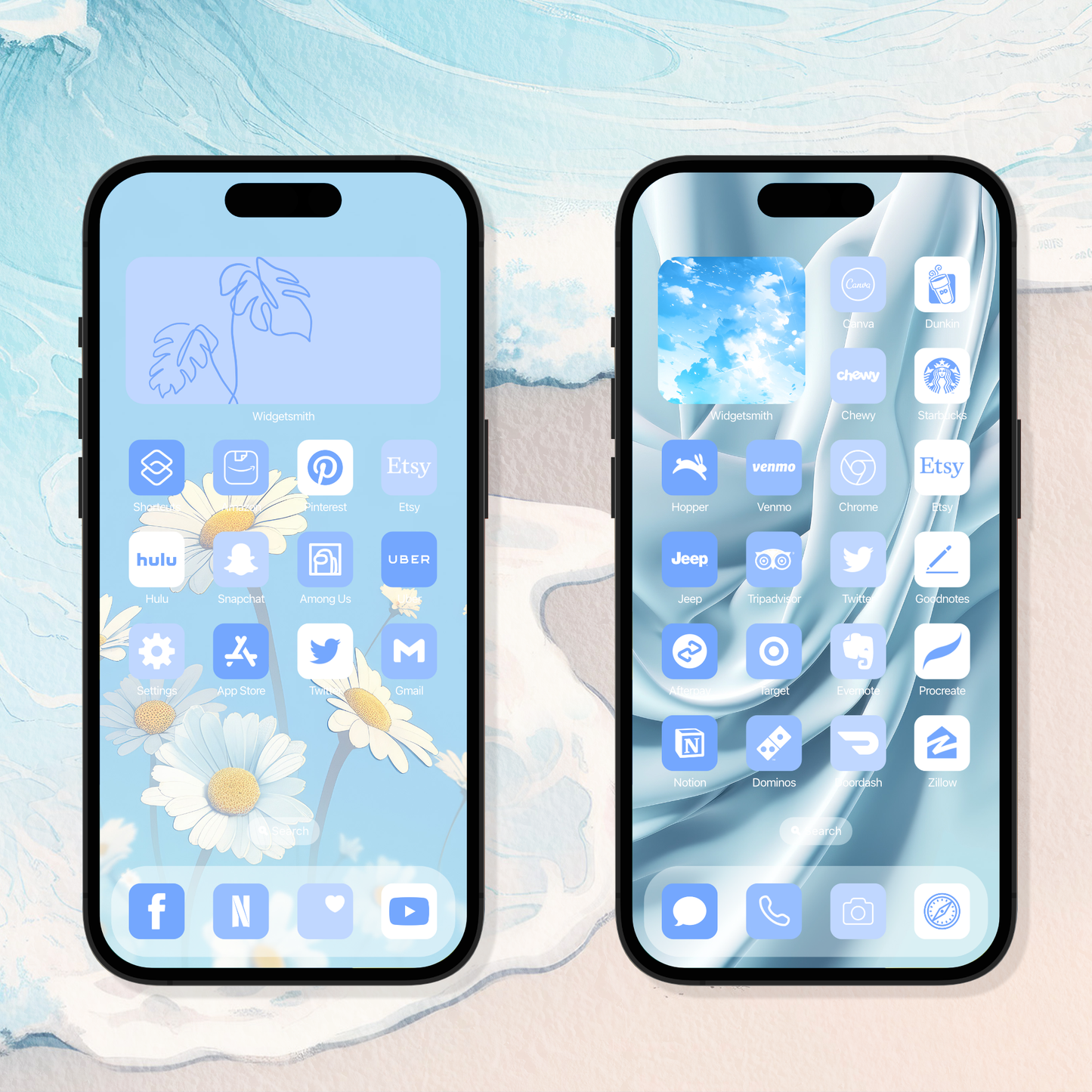 
                  
                    Blue Aesthetic iPhone Icon Set
                  
                