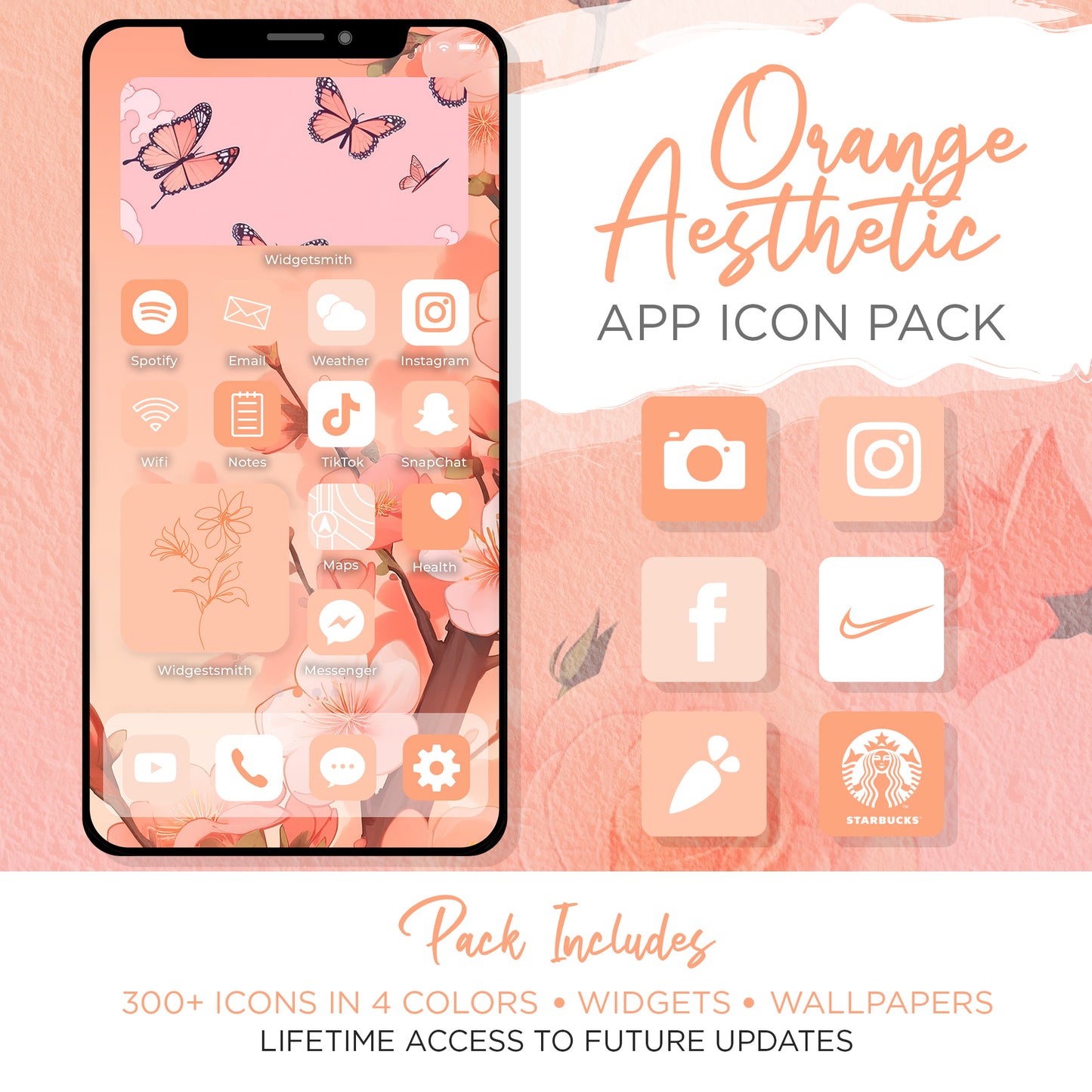 
                  
                    Orange Aesthetic iPhone Icon Set
                  
                