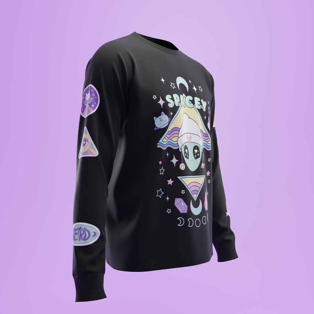 
                      
                        Space Cadet Long Sleeve Tee (Cupquake x LaurenZSide)
                      
                    