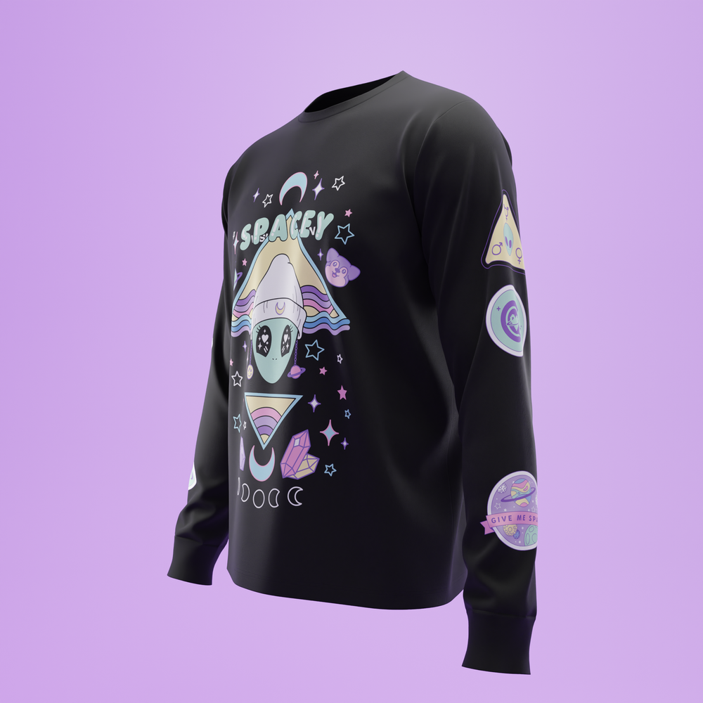 
                      
                        Space Cadet Long Sleeve Tee (Cupquake x LaurenZSide)
                      
                    