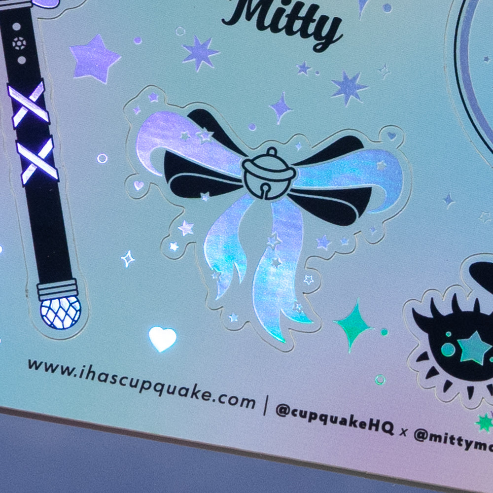 
                  
                    Love & Magic Prism Sticker Sheet (Cupquake x Mitty)
                  
                
