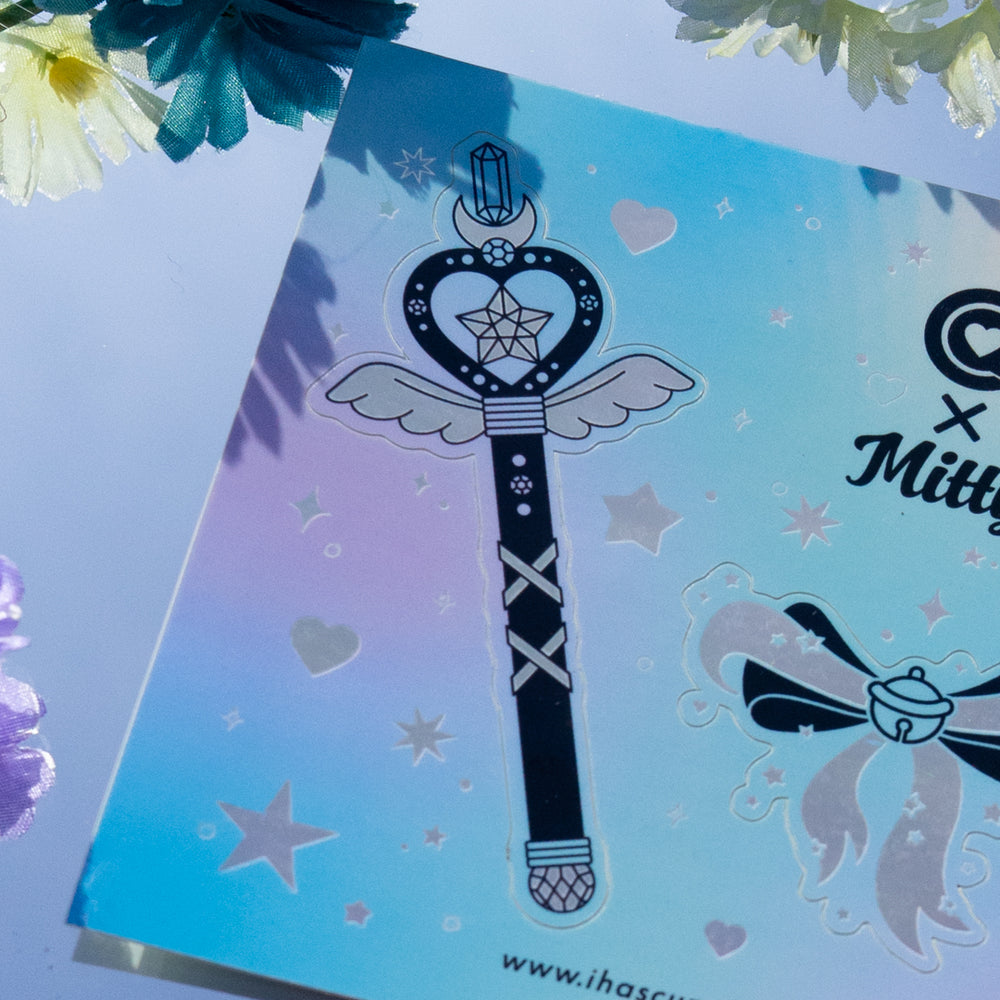 
                  
                    Love & Magic Prism Sticker Sheet (Cupquake x Mitty)
                  
                