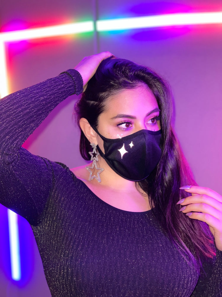 
                  
                    Reflective Sparkle Face Mask
                  
                