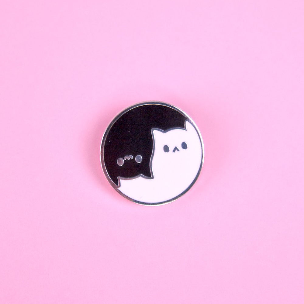 Yin Yang Kitties Pin