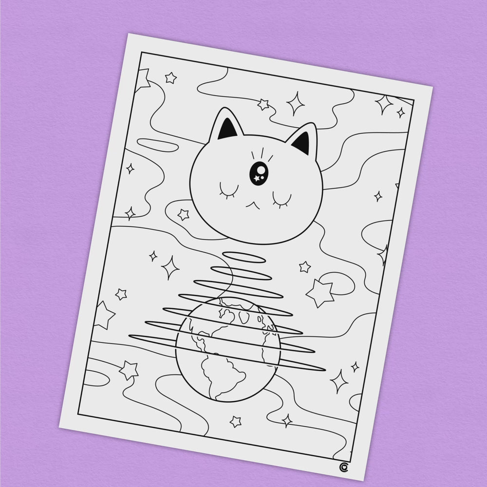 
                  
                    Load and play video in Gallery viewer, Coloring the Cosmos Coloring Pages (Digital Download)
                  
                