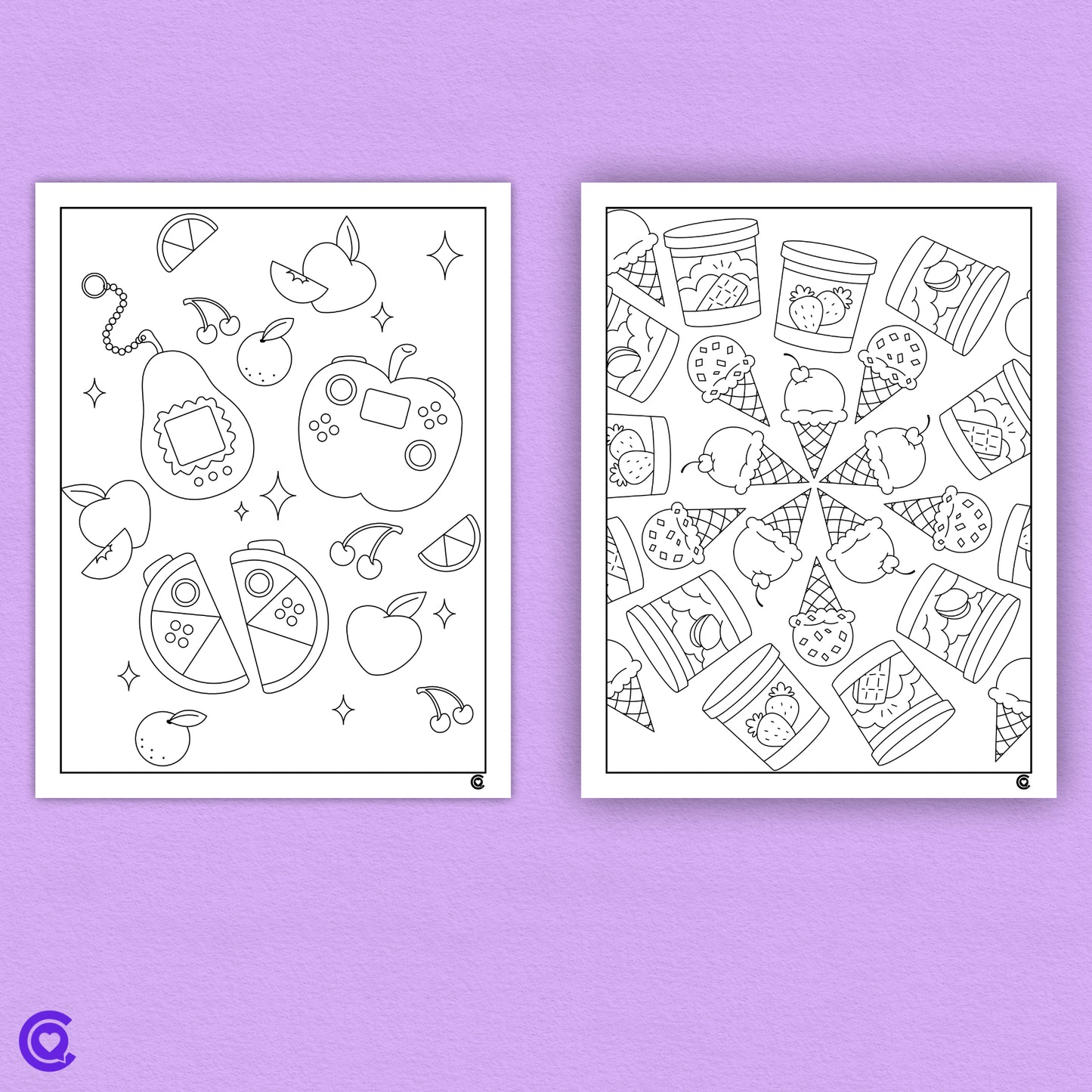 
                  
                    Foodie Frenzy - Food Themed Coloring Pages (Digital Download)
                  
                