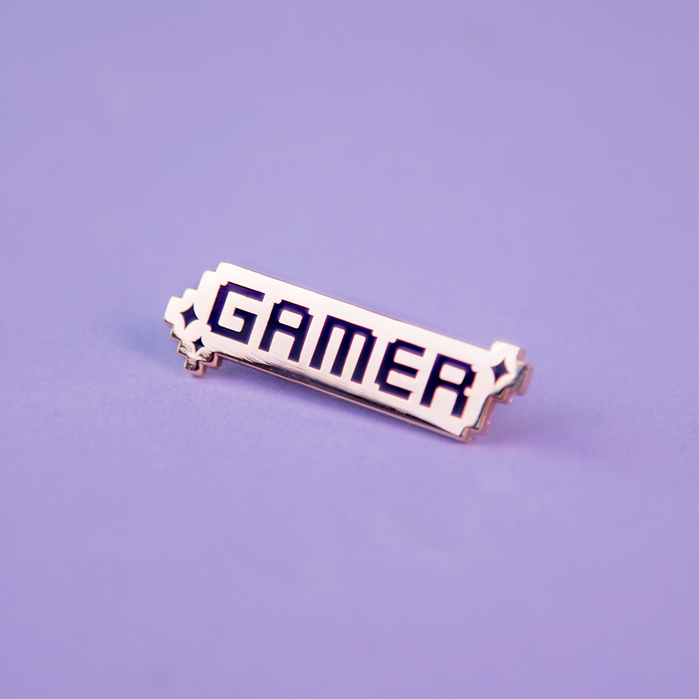 
                  
                    Pixelated Gamer Pin
                  
                