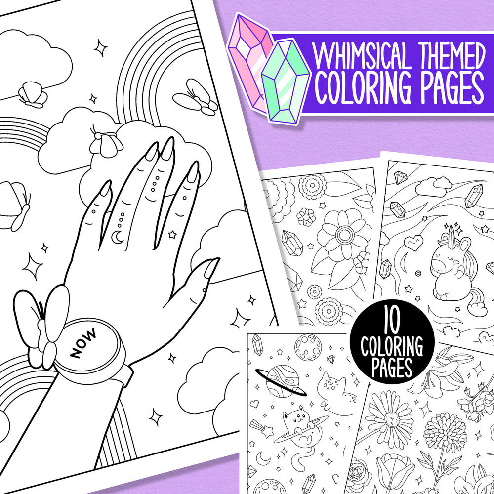 
                  
                    Eclectic Explorations - Cute and Whimsical Coloring Pages (Digital Download)
                  
                