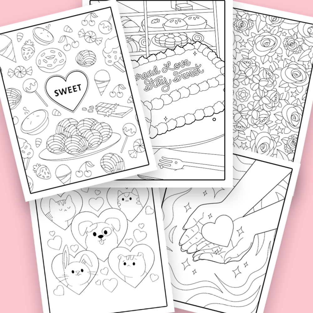
                  
                    Valentine's Day Coloring Pages (Digital Download)
                  
                